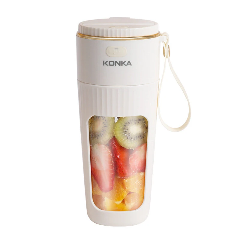 KONKA Mini Electric Fresh Juicer 10 Blades Powerful Crushed Ice Wireless Portable Blender Juice Extractor Bottle Smoothie Mixer (image for) KONKA Mini Electric Fresh Juicer 10 Blades Powerful Crushed Ice Wireless Portable Blender Juice Extractor Bottle Smoothie Mixer